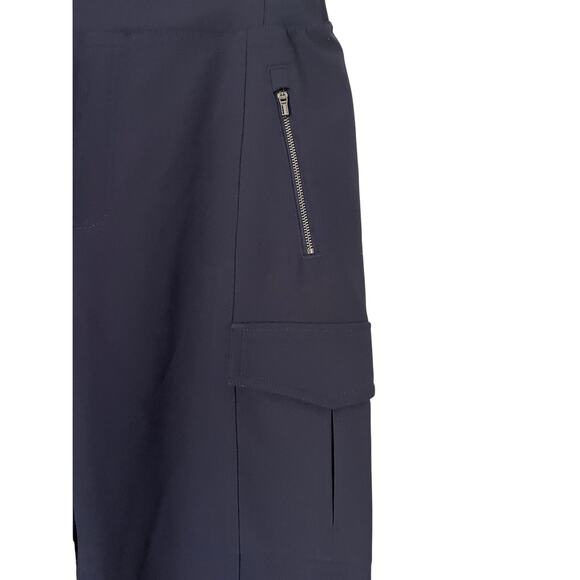 Athleta Endless High Rise Cargo Pants Navy Blue- size 10 - Picture 4 of 6